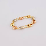 Anillo Gc 0.8 g / T9 3/4 - 10 Tres Oros 18K