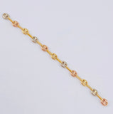 Herraje Gc 0.65 g / 7.5 cm Tres Oros 18K