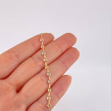 Herraje Gc 0.65 g / 7.5 cm Tres Oros 18K