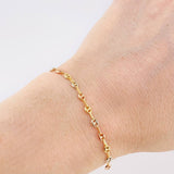 Herraje Gc 0.65 g / 7.5 cm Tres Oros 18K