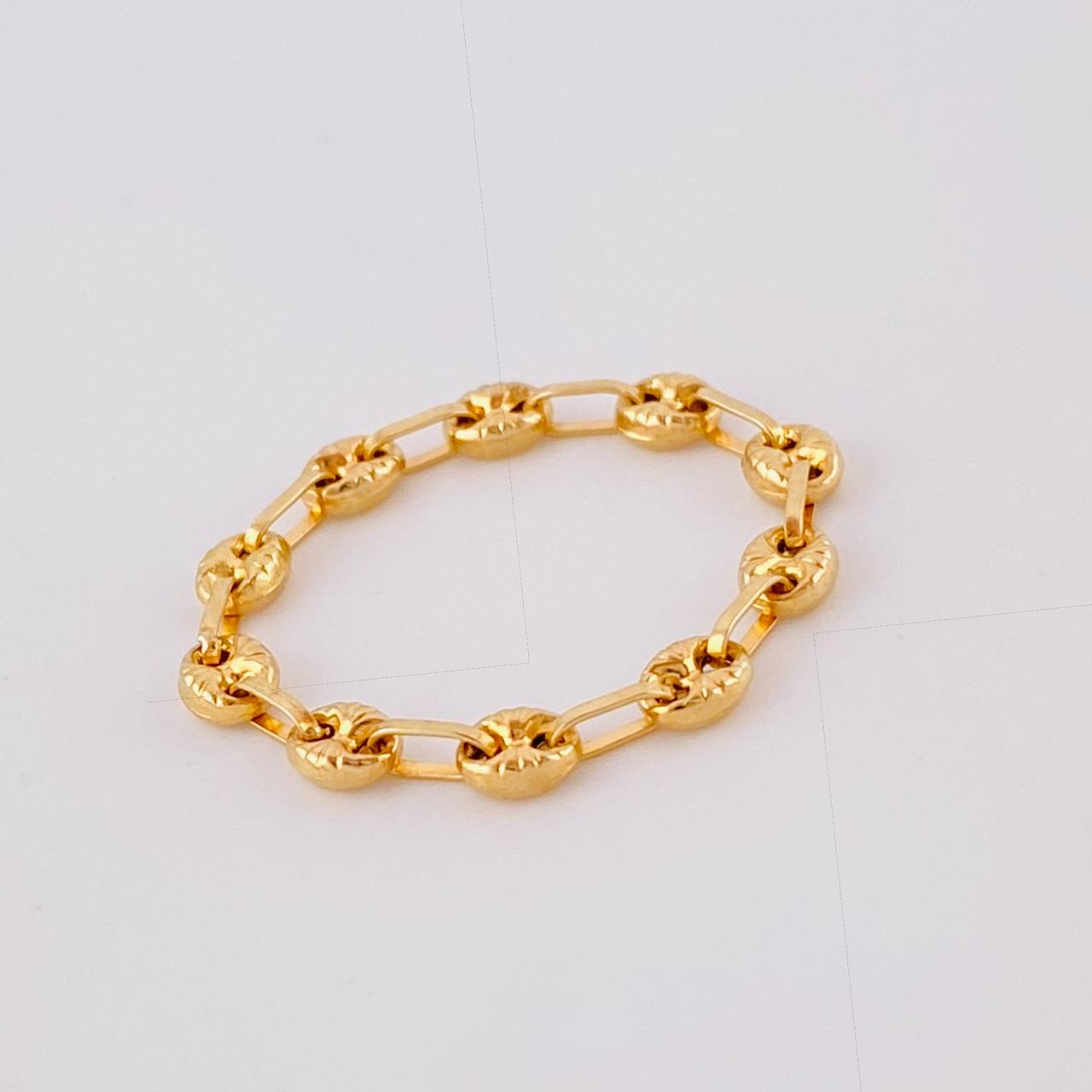 Anillo Gc Diamantado 0.85 g / T9 3/4 - 9 1/2 Oro Amarillo 18K