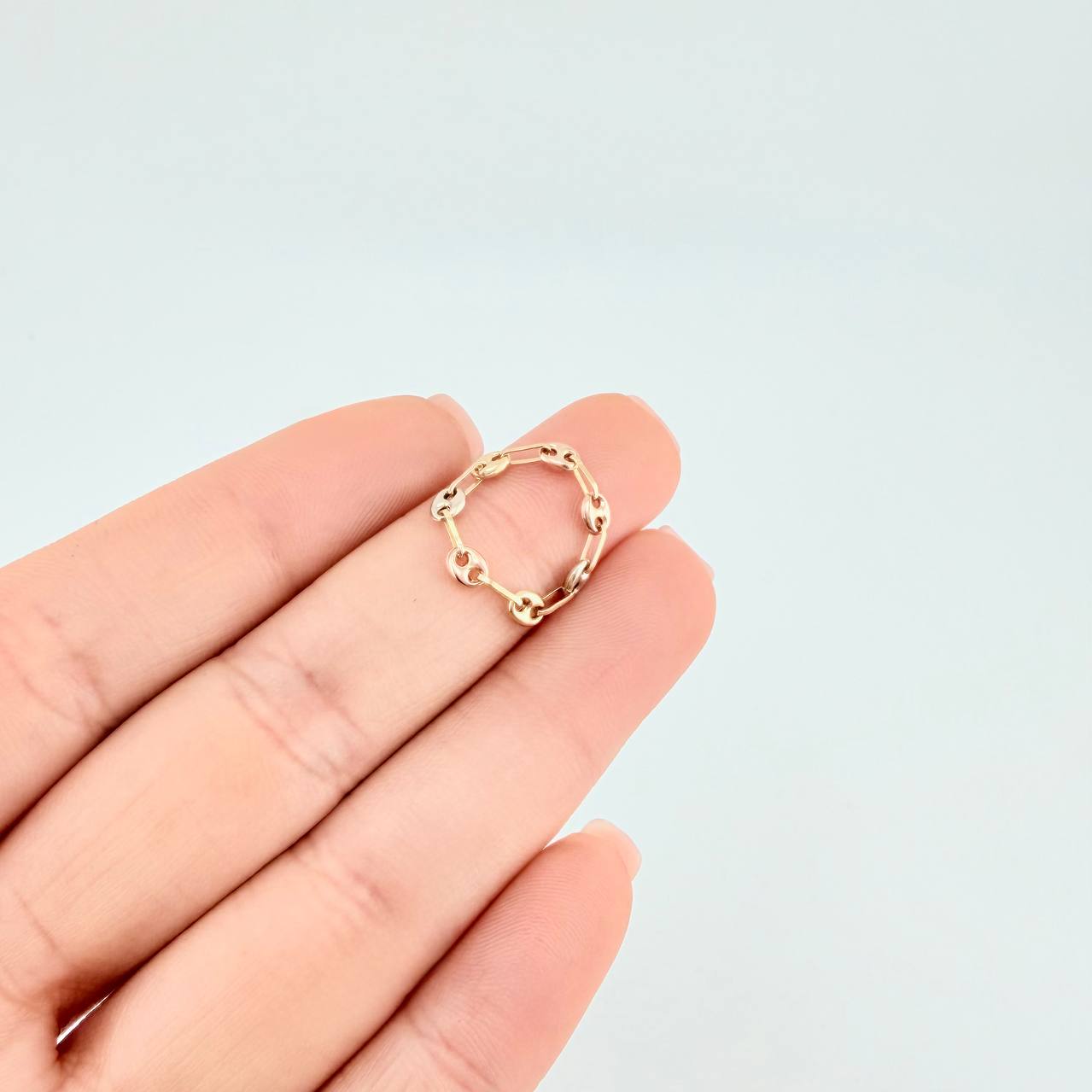 Anillo Gc 0.45 g / T3 - 2 3/4 Tres Oros 18K