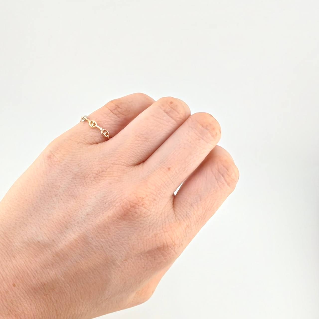 Anillo Gc 0.45 g / T3 - 2 3/4 Tres Oros 18K
