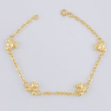Pulso Bebé Aro Seguido Oso 1.7 g / 15.5 cm / 1.6 mm Oro Amarillo 18K