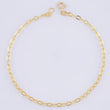 Pulso Aro Seguido 1.5gr / 18.5cm / 2.5mm Oro Amarillo 18K