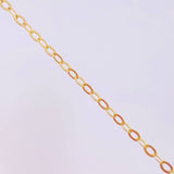 Pulso Aro Seguido 1.5gr / 18.5cm / 2.5mm Oro Amarillo 18K