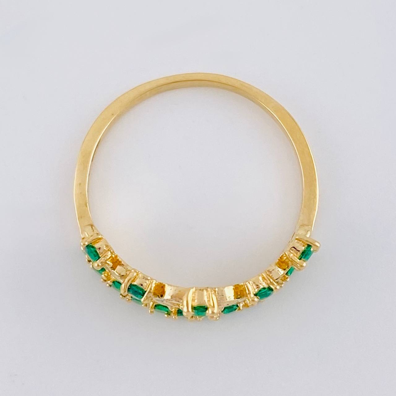 Anillo Corona Corazón 2.7 g / T8 Oro Amarillo 18K