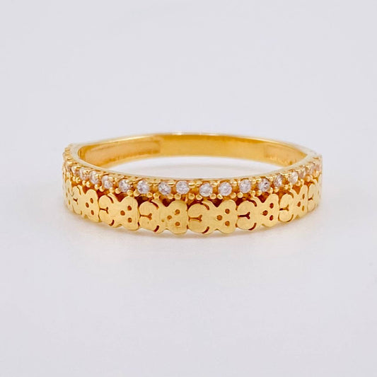 Anillo Churumbela Oso Ts 2.65 g / T7 1/4 Oro Amarillo 18K