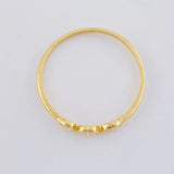 Anillo Burbujas Entrelazadas 1.15 g / T5 1/2 Oro Amarillo 18K