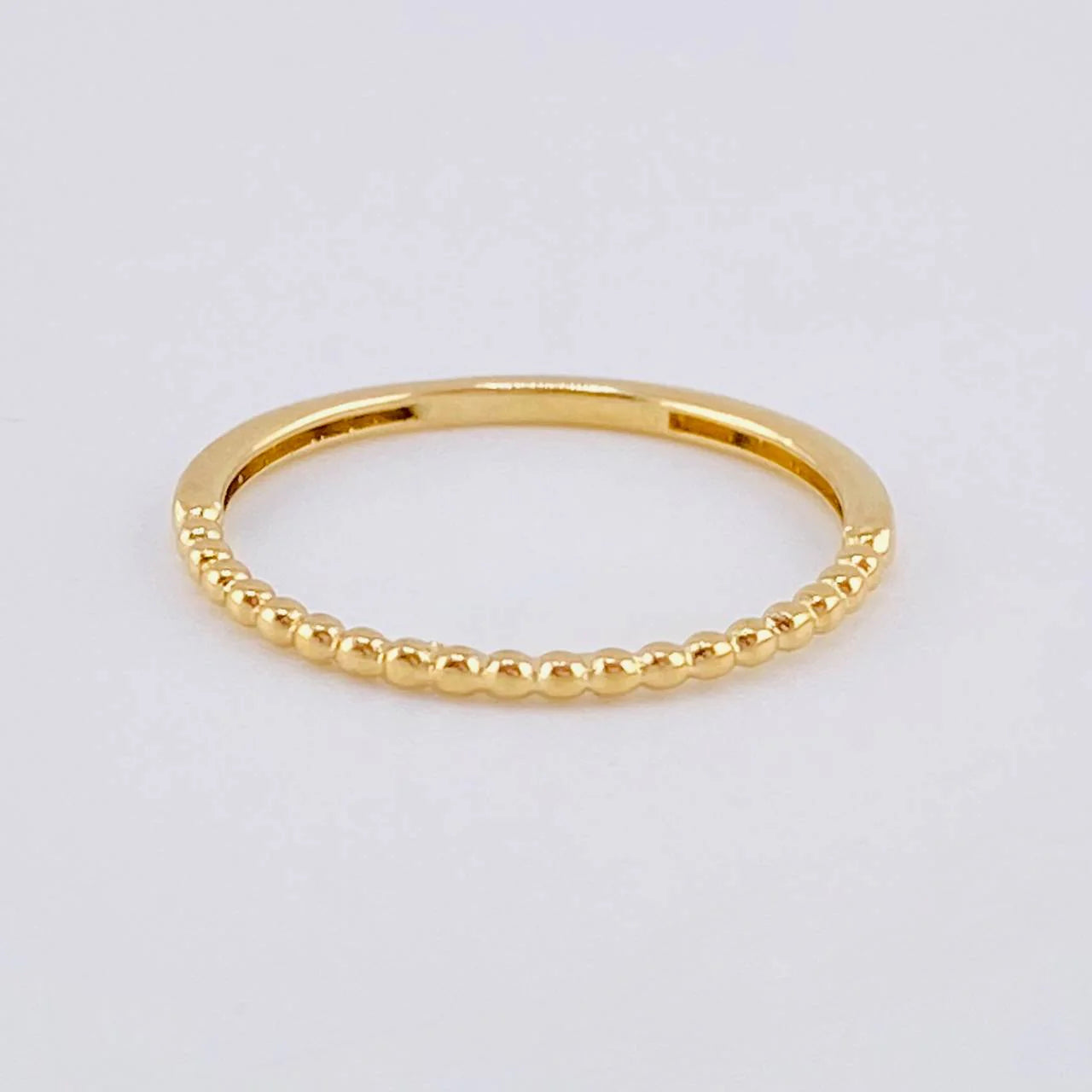 Anillo Burbujas Parciales 1.25g / T6 1/2 Oro Amarillo 18K