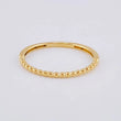 Anillo Burbujas Parciales 1.3g / T9 Oro Amarillo 18K
