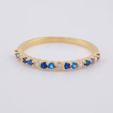 Anillo Churumbela Intercalado 1.5 g / T5 3/4 Oro Amarillo 18K