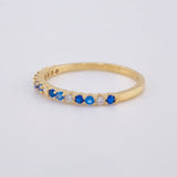 Anillo Churumbela Intercalado 1.5 g / T5 3/4 Oro Amarillo 18K