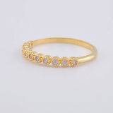 Anillo Churumbela Burbujas 1.6 g / T6 3/4 Oro Amarillo 18K