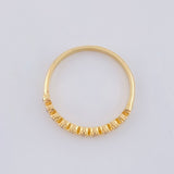 Anillo Churumbela Burbujas 1.6 g / T6 3/4 Oro Amarillo 18K