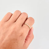 Anillo Churumbela Burbujas 1.55 g / T7 3/4 Oro Amarillo 18K