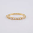 Anillo Churumbela Carril Tupido 1.7 g / T5 3/4 Oro Amarillo 18K