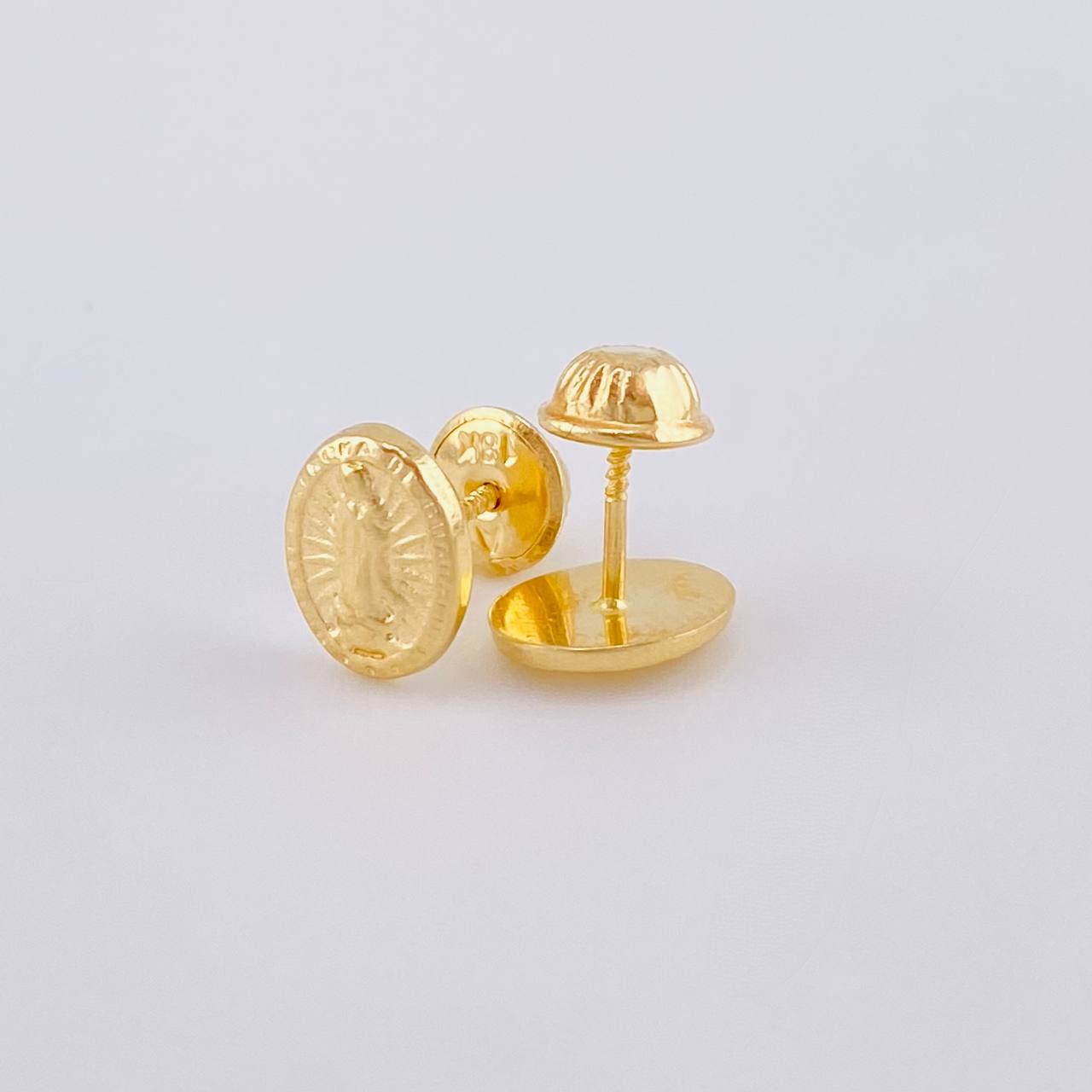 Topos Virgen Guadalupe 0.6g / 6.7mm Oro Amarillo 18K