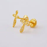 Topos Cruz Celta 1 g / 8.9 mm Oro Amarillo 18K