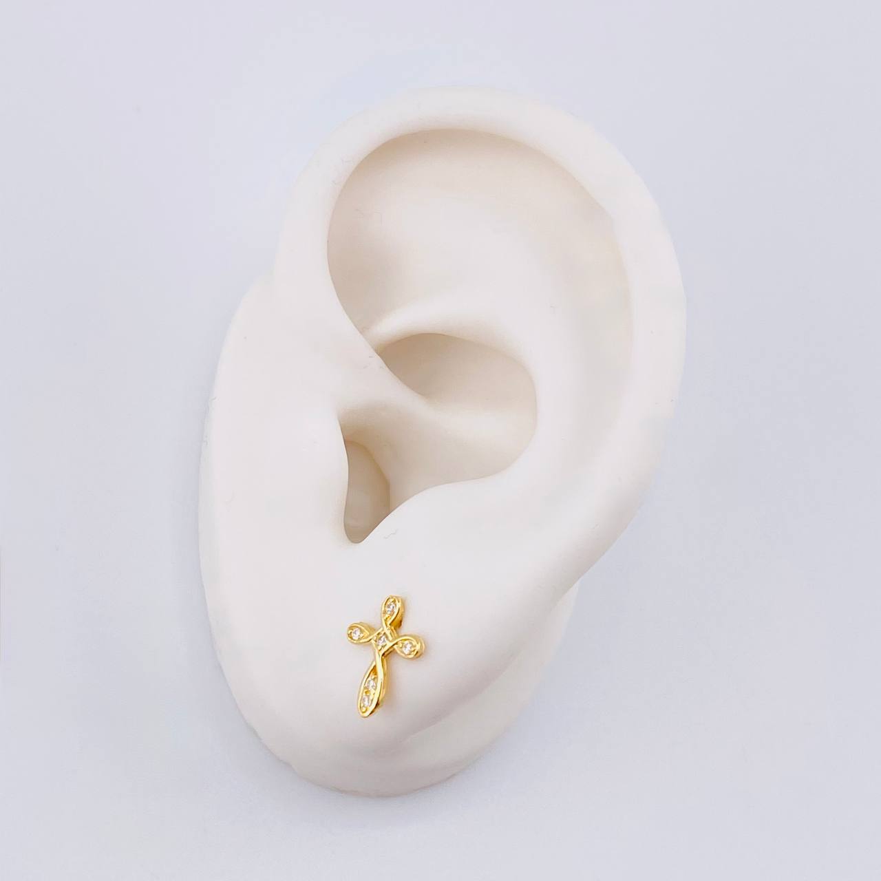 Topos Cruz Celta 1 g / 8.9 mm Oro Amarillo 18K