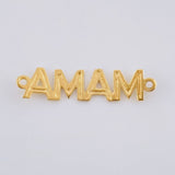 Herraje Mama 1.15 g / 1.9 cm Oro Amarillo 18K