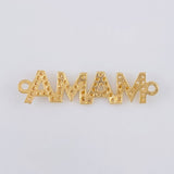 Herraje Mama 1.25 g / 1.9 cm Oro Amarillo 18K