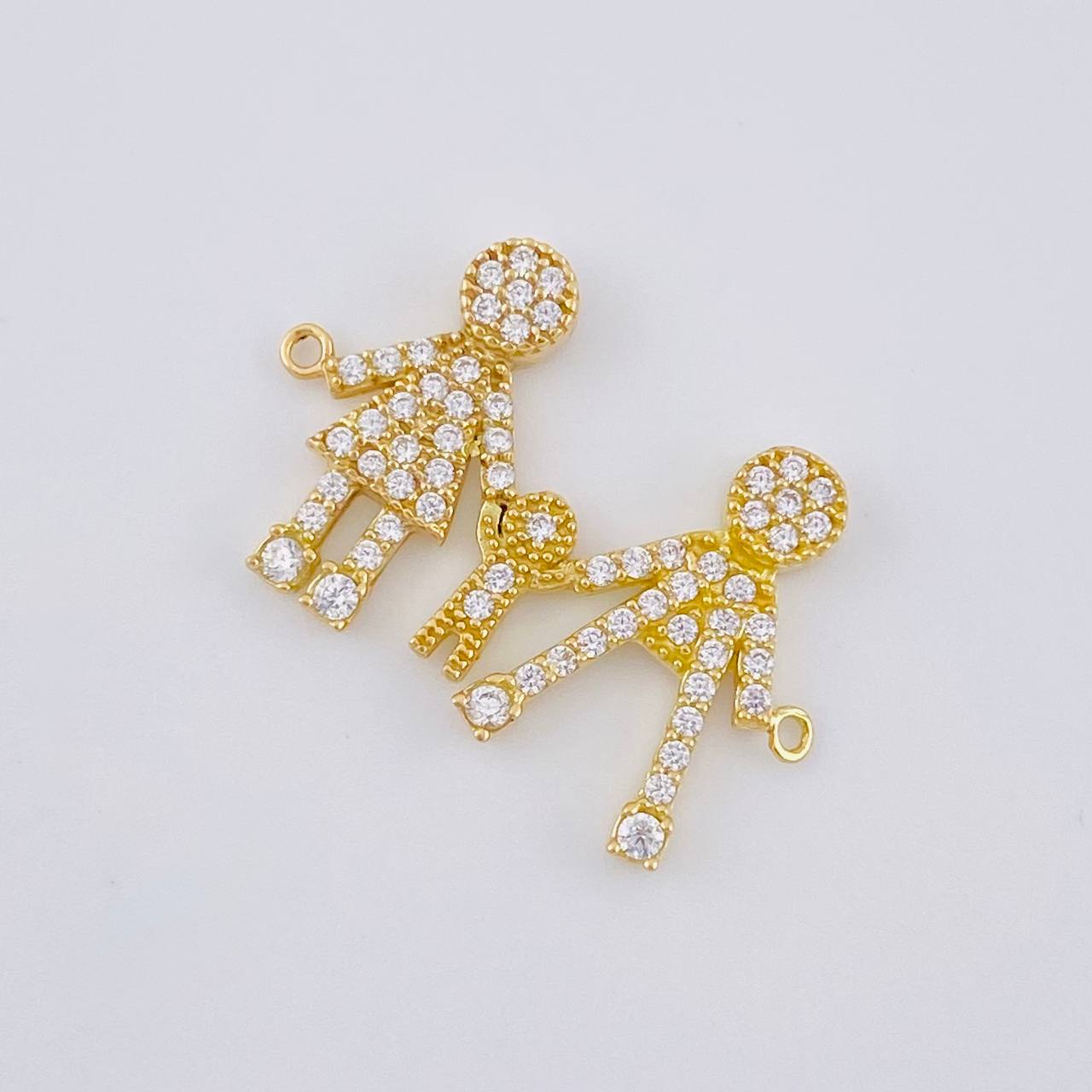Herraje Familia 1.65 g / 2.3 cm Oro Amarillo 18K