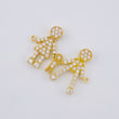 Herraje Familia 1.8 g / 2.2 cm Oro Amarillo 18K