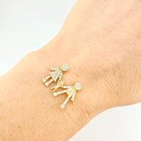 Herraje Familia 1.65 g / 2.3 cm Oro Amarillo 18K