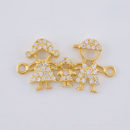 Herraje Familia 1.65 g / 2.3 cm Oro Amarillo 18K