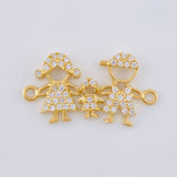 Herraje Familia 1.65 g / 2.3 cm Oro Amarillo 18K