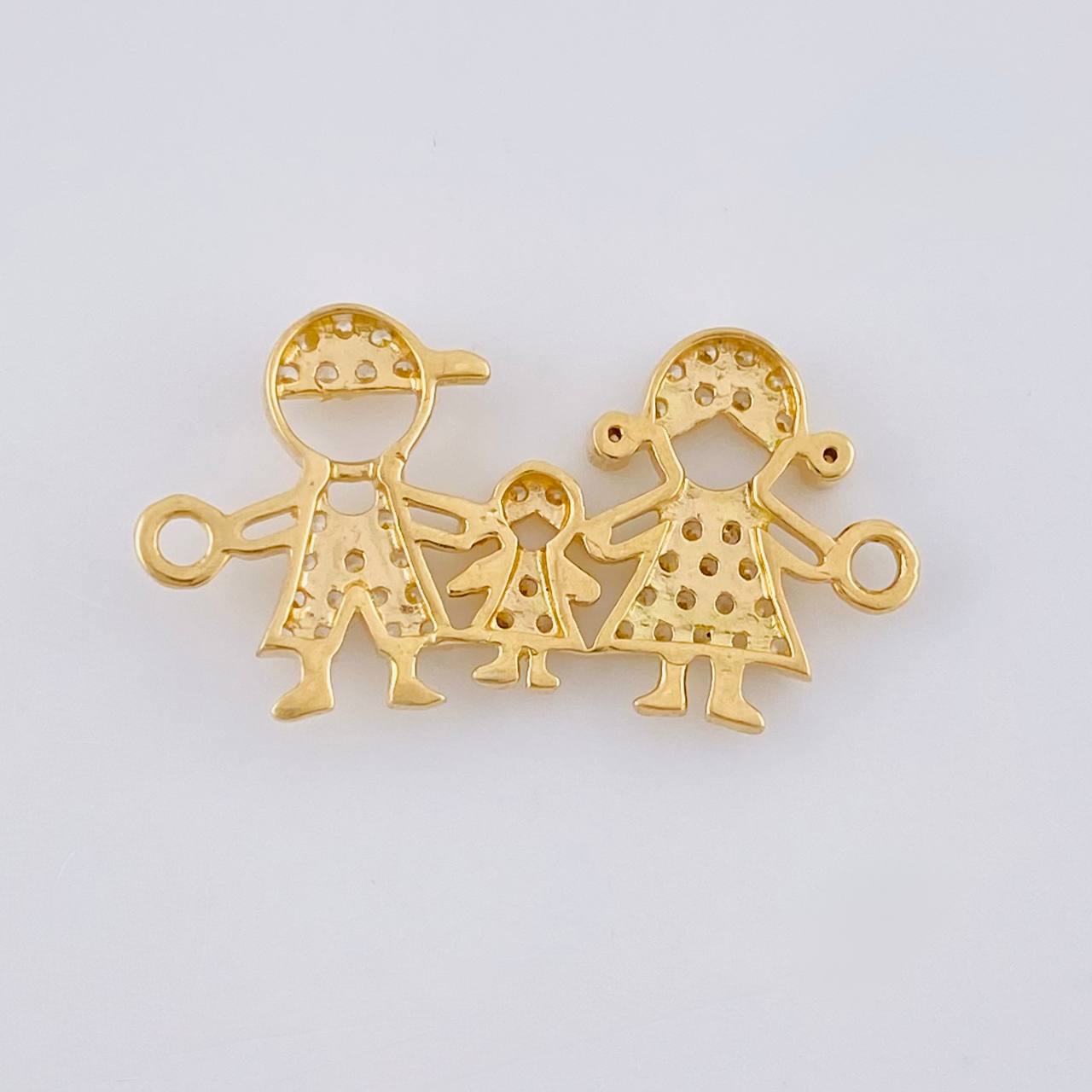 Herraje Familia 1.65 g / 2.3 cm Oro Amarillo 18K