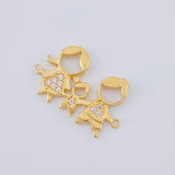 Herraje Familia 1 g / 1.8 cm Oro Amarillo 18K