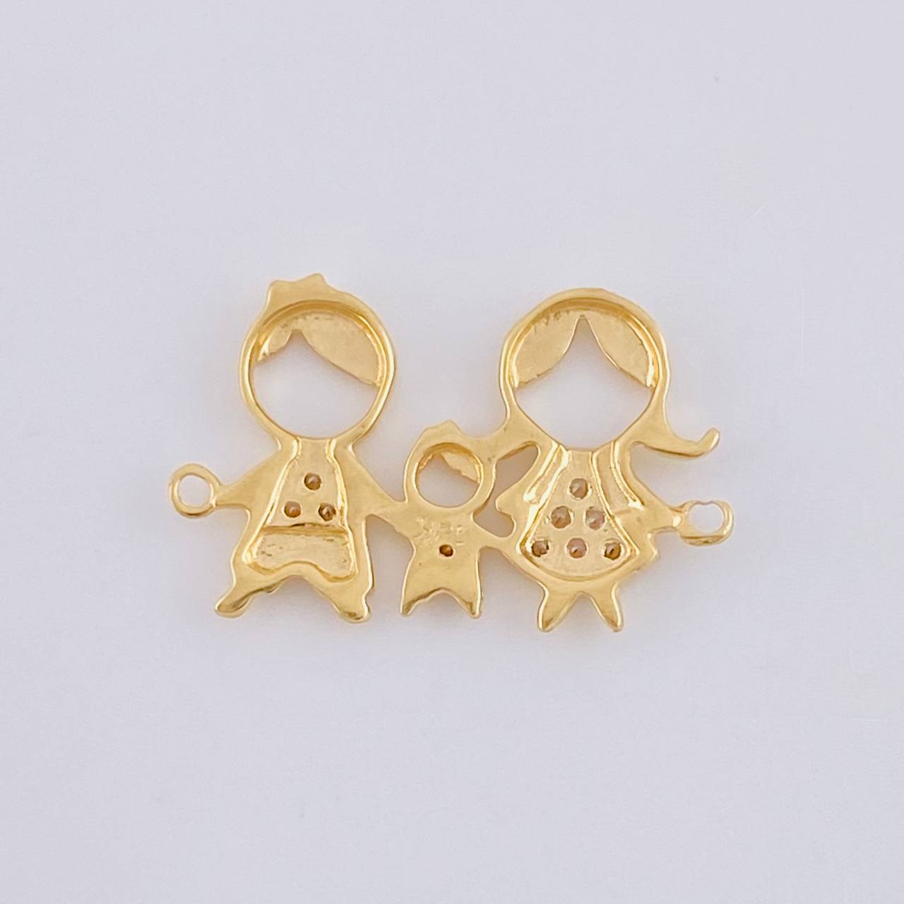 Herraje Familia 1 g / 1.8 cm Oro Amarillo 18K