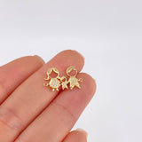 Herraje Familia 1 g / 1.8 cm Oro Amarillo 18K