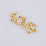 Herraje Love 1.45 g / 2.4 cm Oro Amarillo 18K