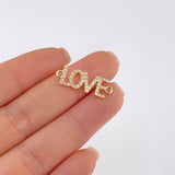 Herraje Love 1.4 g / 2.4 cm Oro Amarillo 18K
