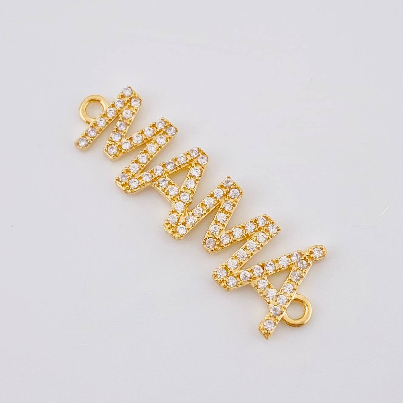 Herraje Mamá 2.1 g / 3.2 cm Oro Amarillo 18K