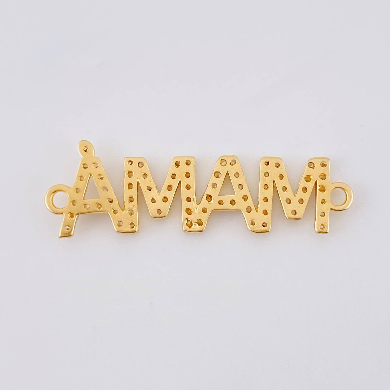 Herraje Mamá 2.2 g / 3.2 cm Oro Amarillo 18K