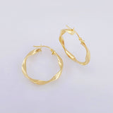 Candongas Bella 1.85gr / 2.8cm / Oro Amarillo 18K *