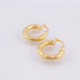 Candongas Noel 2.05gr / 2cm / Oro Amarillo 18K