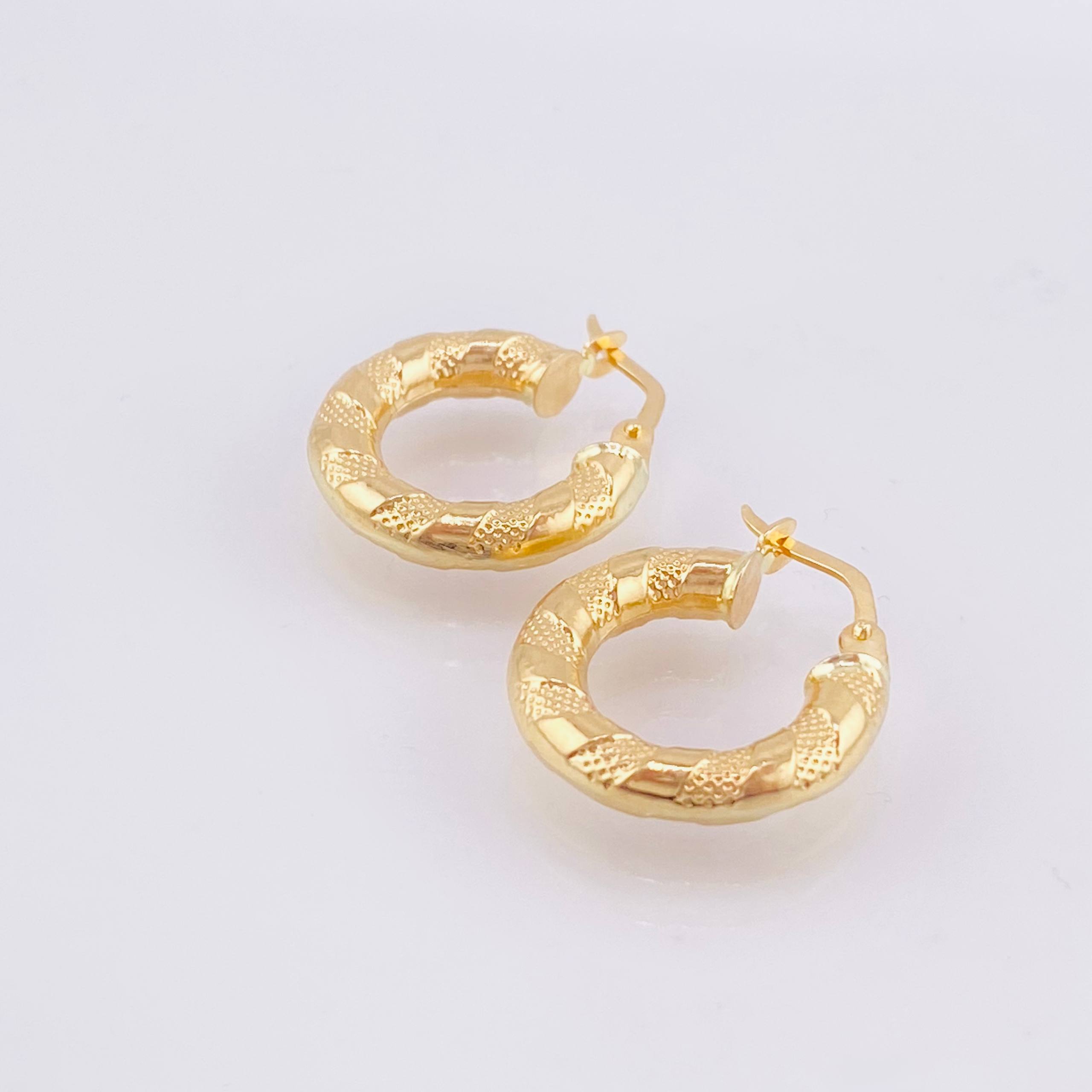 Candongas Noel 2.1gr / 2cm / Oro Amarillo 18K