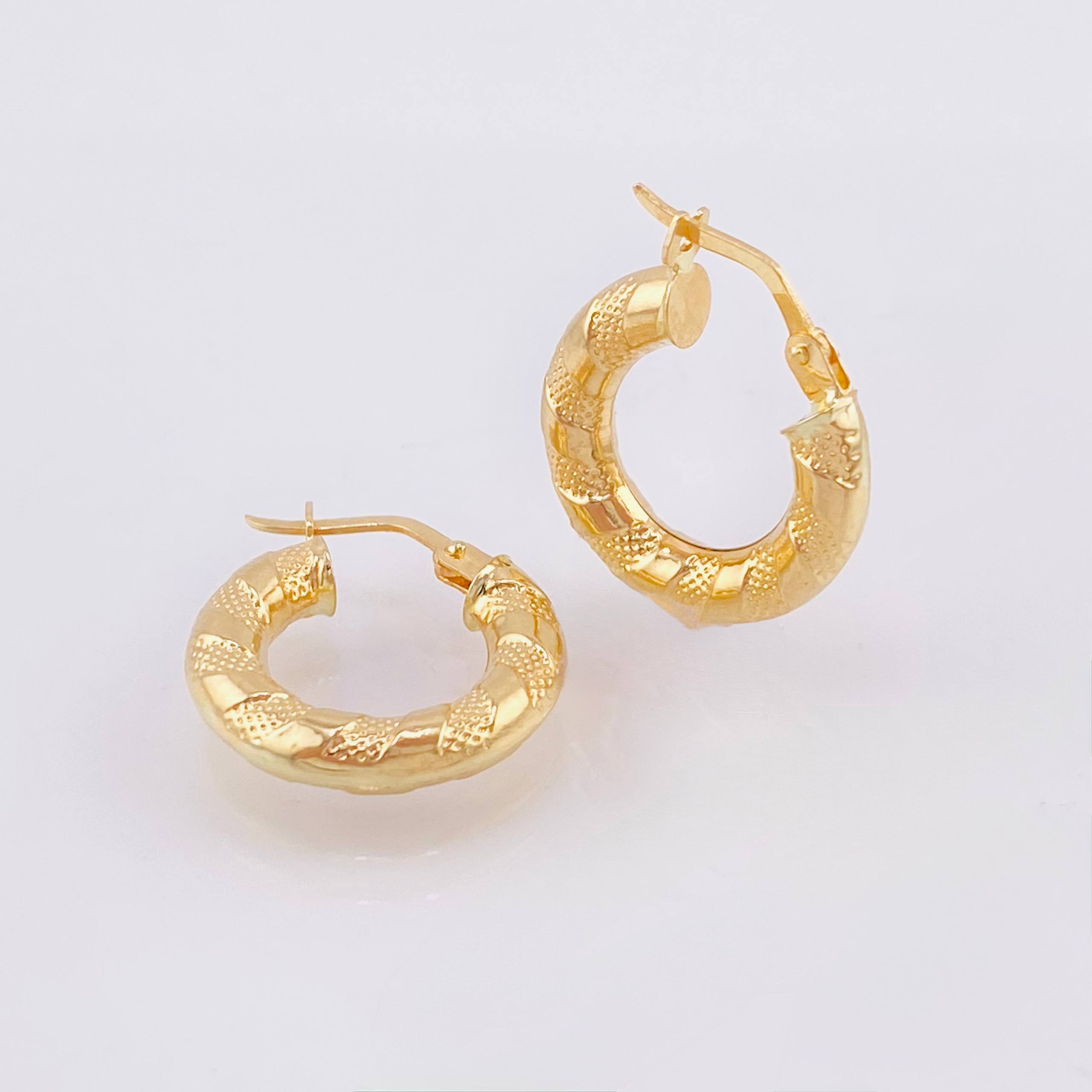 Candongas Noel 2.05gr / 2cm / Oro Amarillo 18K