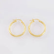Candongas Mary 1.6gr / 2.3cm / Oro Amarillo 18K