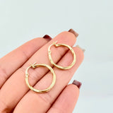 Candongas Mary 1.15gr / 2.3cm / Oro Amarillo 18K