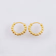 Candongas Aro Bolas 1.85gr / 1.1cm / Oro Amarillo 18K *
