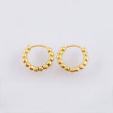 Candongas Aro Bolas 1.85gr / 1.1cm / Oro Amarillo 18K *