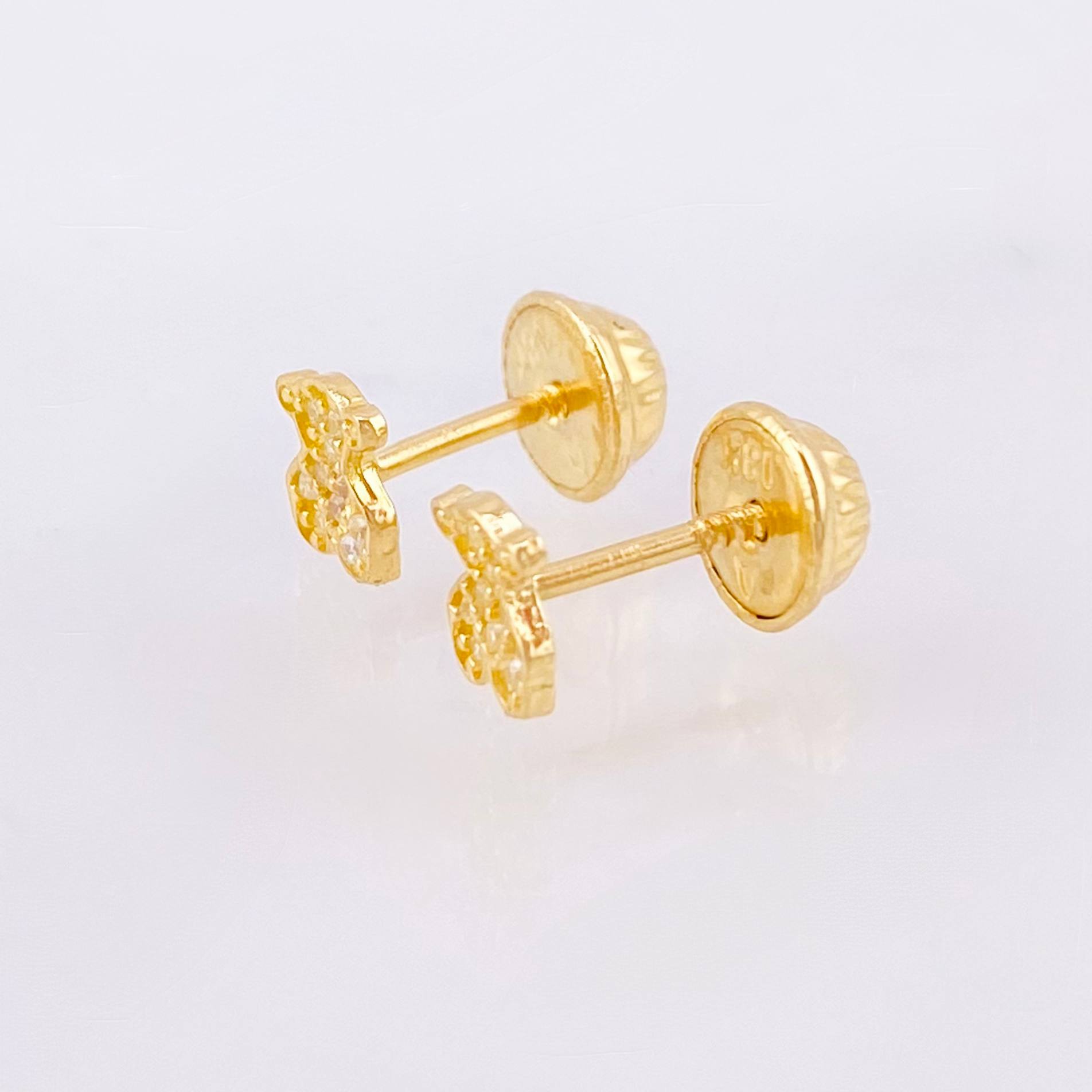 Topos Oso Ts 0.65gr / 5.4mm Oro Amarillo 18K ©