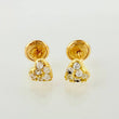 Topos Corazón Tupido 0.9gr / 4.9mm Oro Amarillo 18K