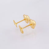 Topos Corazón Medio Destello 0.6gr / 3.9mm Oro Amarillo 18K ©